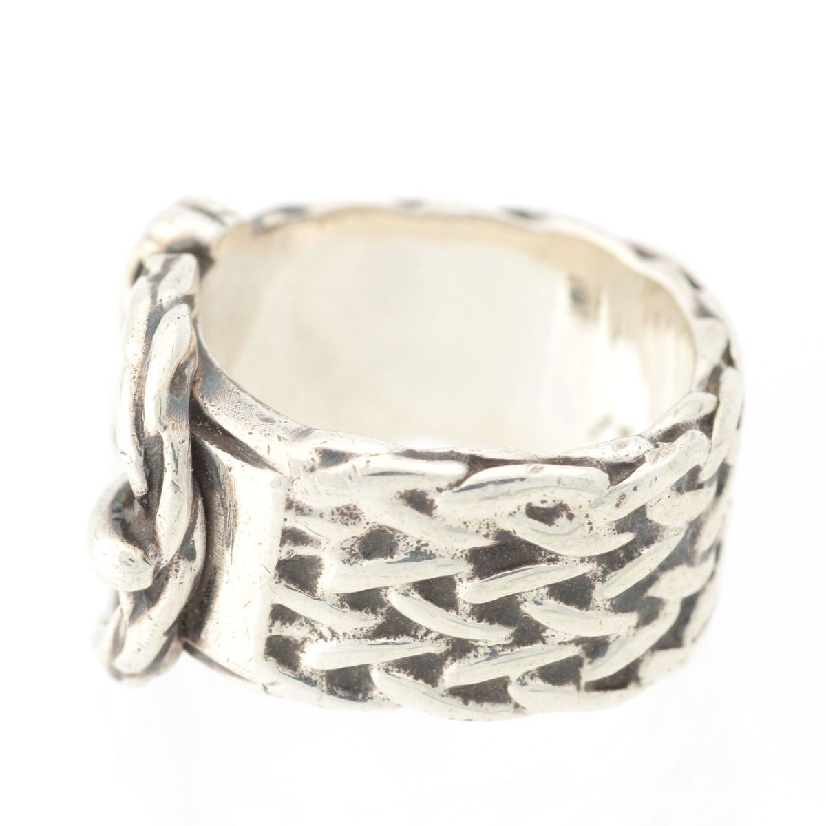 エルメス ディアンヌ sv925 ベルトモチーフ リング 指輪 シルバー 52