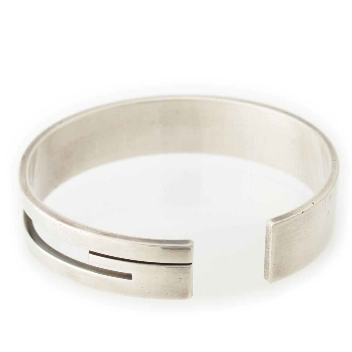 グッチ 925 ブランデッドG バングル シルバー 67.5 g