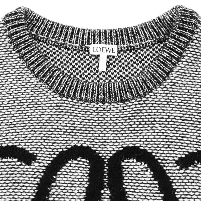 美品】LOEWE ロエベ セーター アナグラム ロゴ エンブロイダリー 刺繍