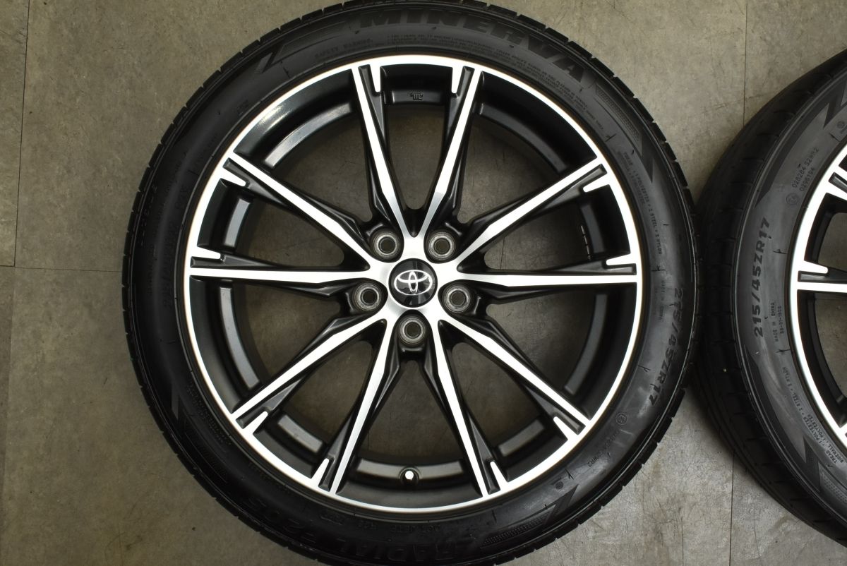  ホイールのみ可 トヨタ ZN 6 86 GTリミテッド 後期 17 in 7 J 48 PCD 100 ミネルバ F 205 215 45 R BRZ インプレッサ 流用 17インチ タイヤ ホイールセット