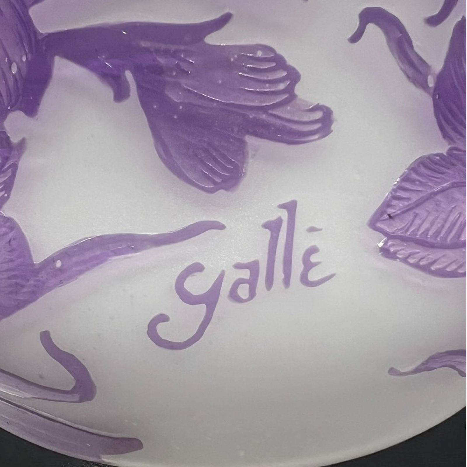 EmileGalle 正規輸入 高さ31 5㎝ 証明書付属 ガレ復刻 ルーマニア製 1灯式ランプ カサブランカ