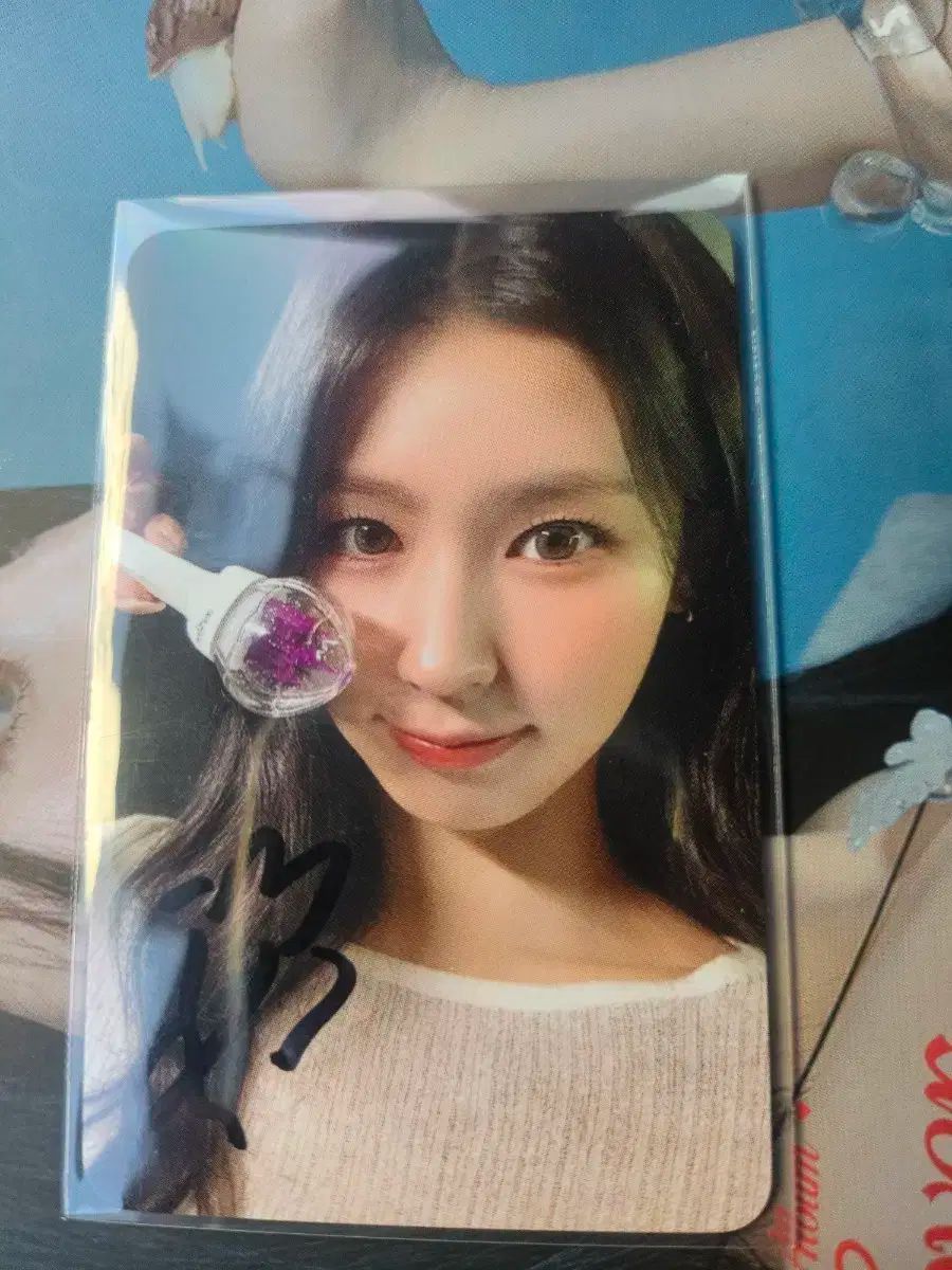 ミヨン 公開放送 サノク トレカ セイMYNAME アイドゥル 2週目 サイン