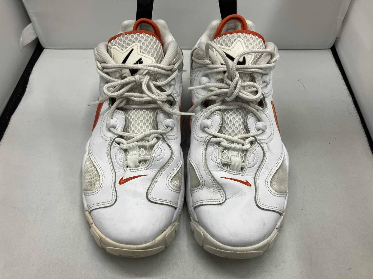 NIKE ナイキ AIR BARRAGE LOW EMB RUCKER PARK エアバラージ ロー ラッカーパーク CJ5395 100 28cm ホワイト オレンジ