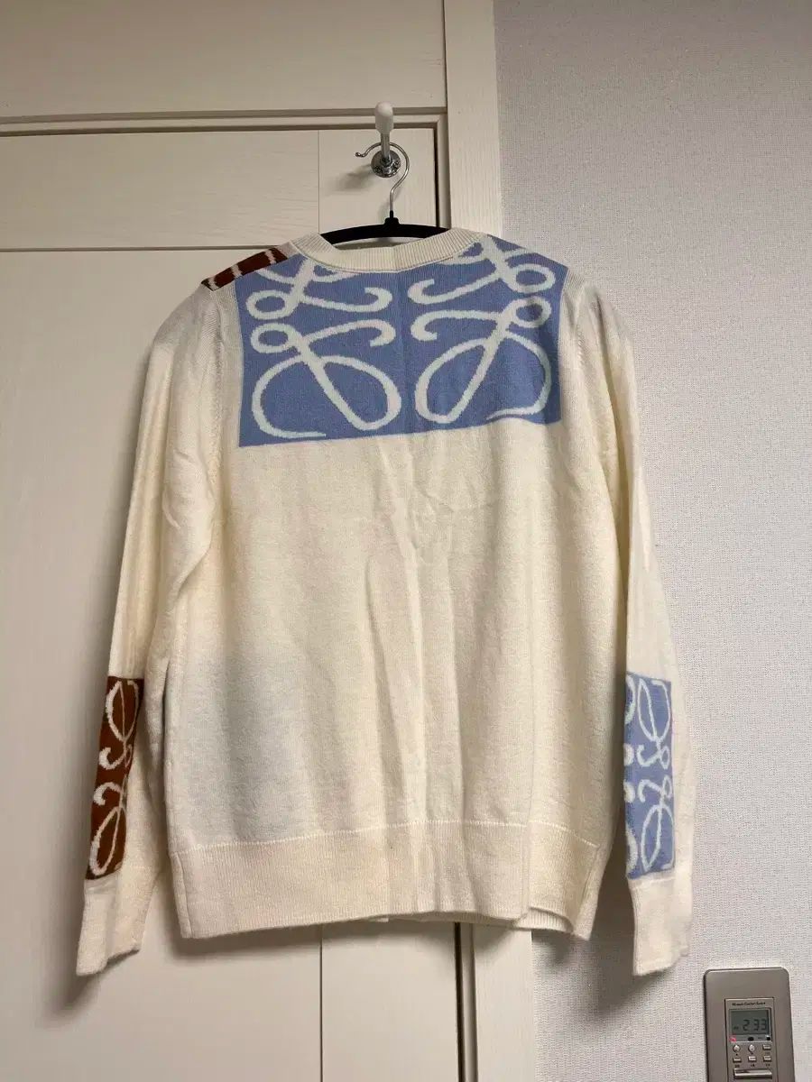 カーディガン カシミアブレンド アイボリー