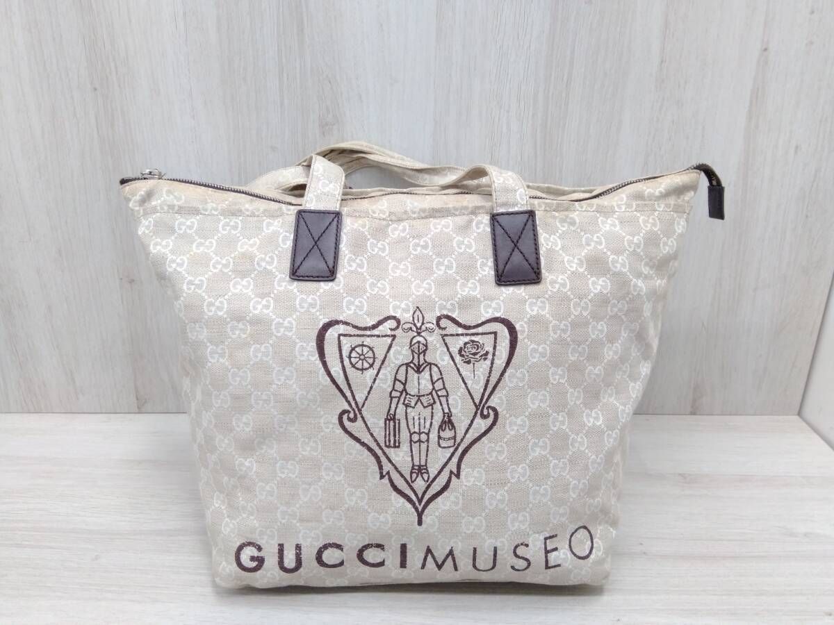 ジャンク グッチ GUCCI／MUSEO ミュゼオ GGキャンバス 283416／トート