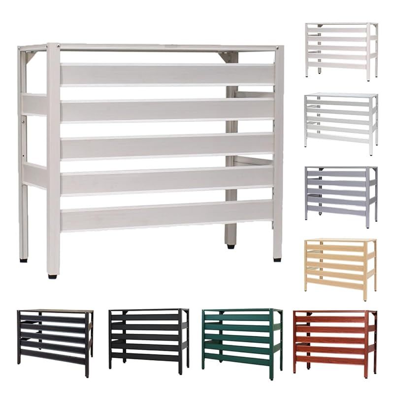 アルマックス Almax アルミ製 室外機カバー ホワイト 実用新案登録商品 エアコンカバー ルーバータイプ アルマックス社製 KB-90 W 0