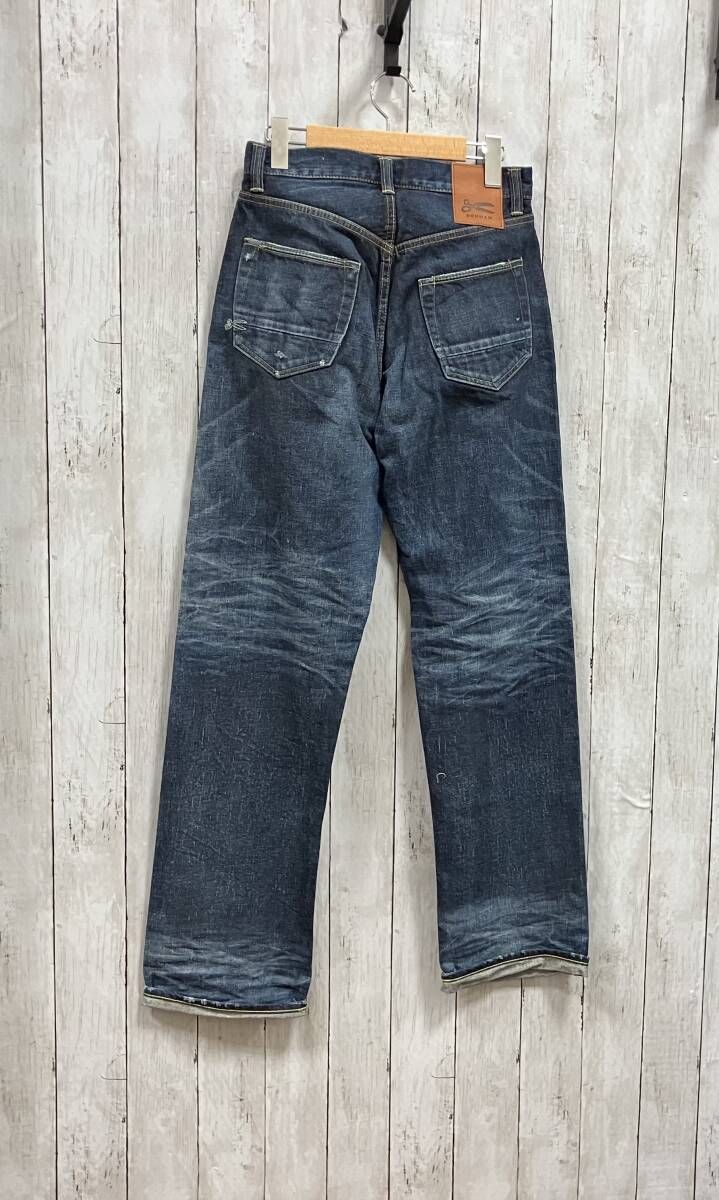 DENHAM デンハム EASTWIDER MIJ KENDO-CTTN イーストワイダー 01-24-09-11-512 MADE INJAPAN DENIM Vintage加工 サイズW27 S BLUE