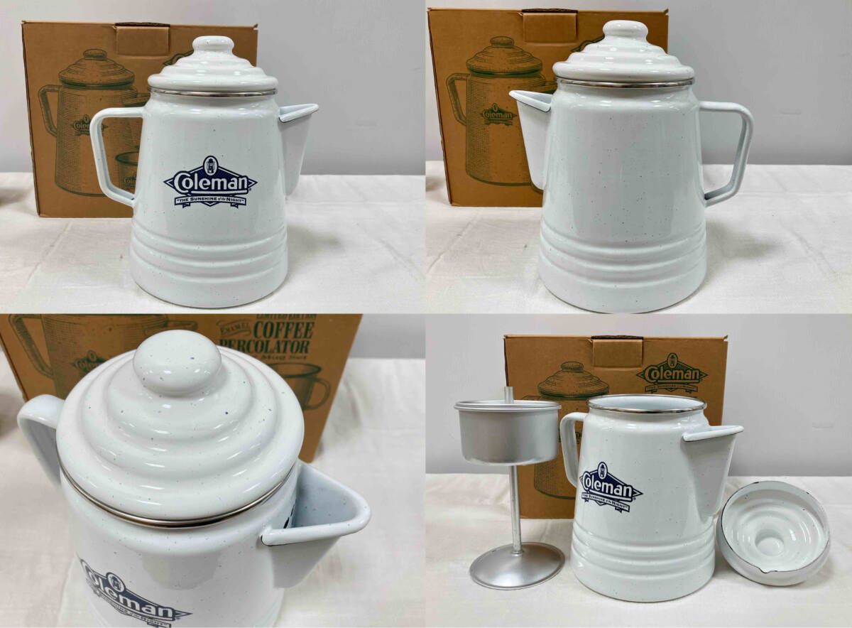 Coleman エナメル パーコレーター-4マグセット