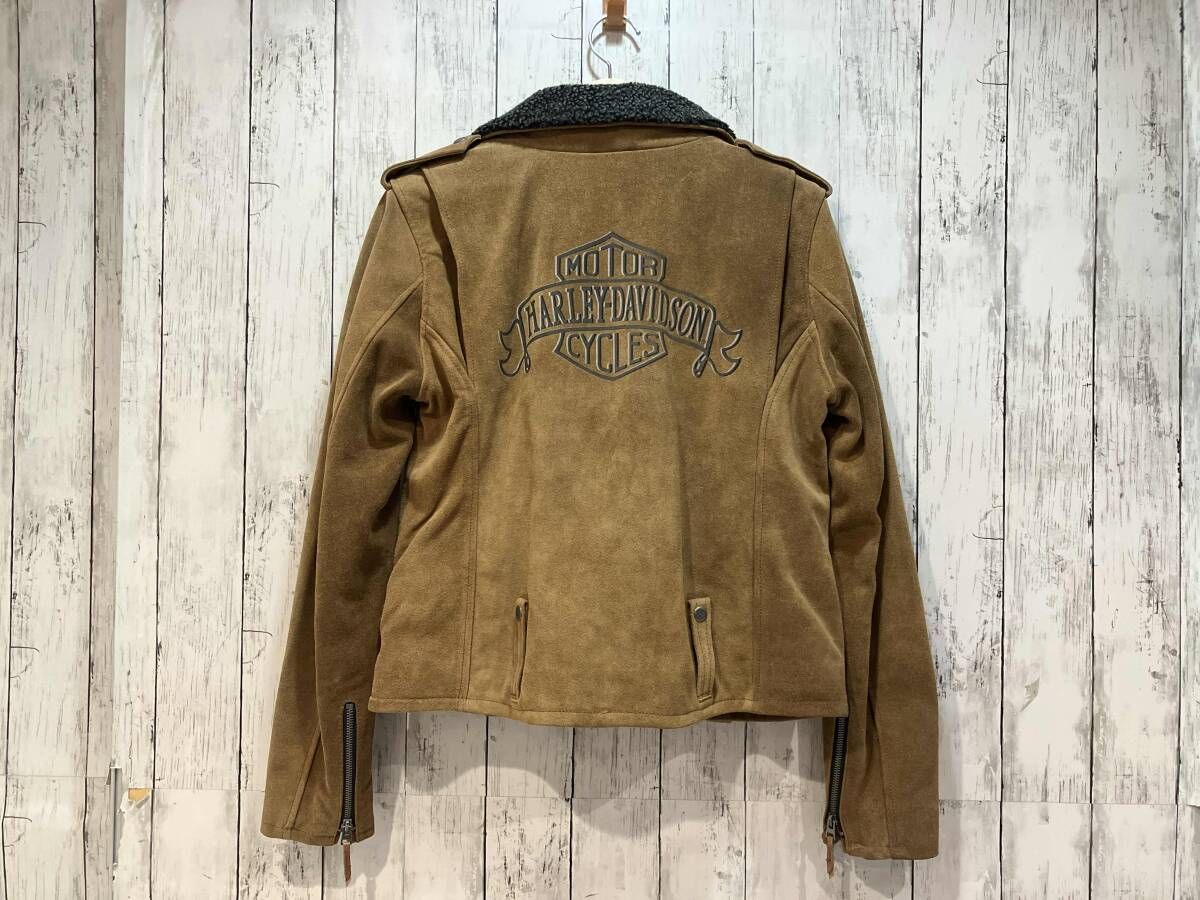 HARLEY DAVIDSON ハーレーダビッドソン スウェードレザー ダブル 