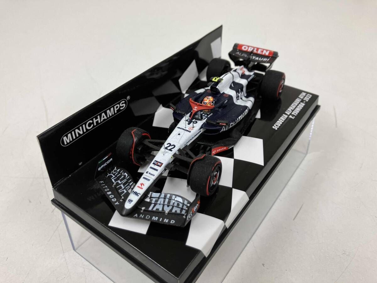 MINICHAMPS 購入 1/43 スクｰデリア アルファタウリ AT04 角田裕毅 2023