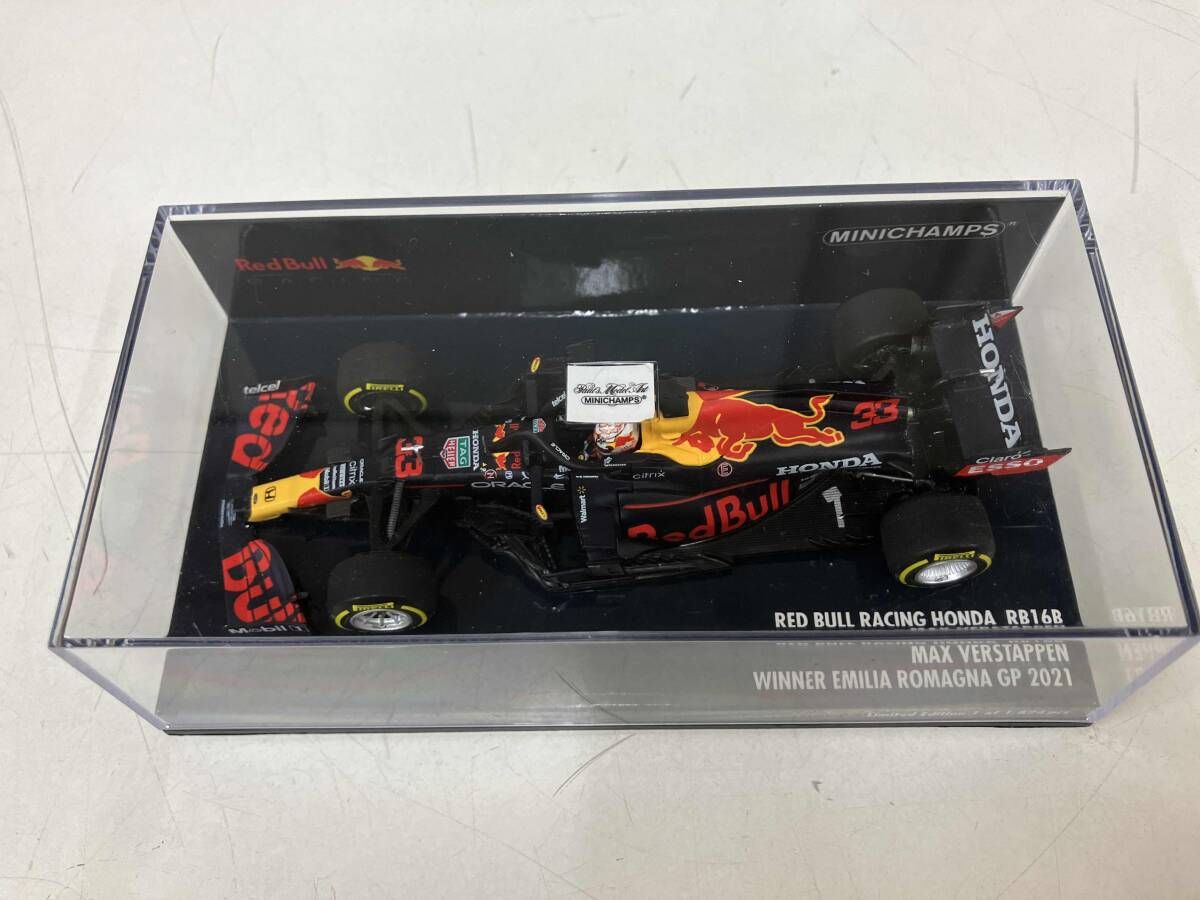 MINICHAMPS 1 43 レッドブル レーシング ホンダ RB16B マックス・フェルスタッペン エミリア・ロマーニャGP 2021 ウィナー ミニチャンプス