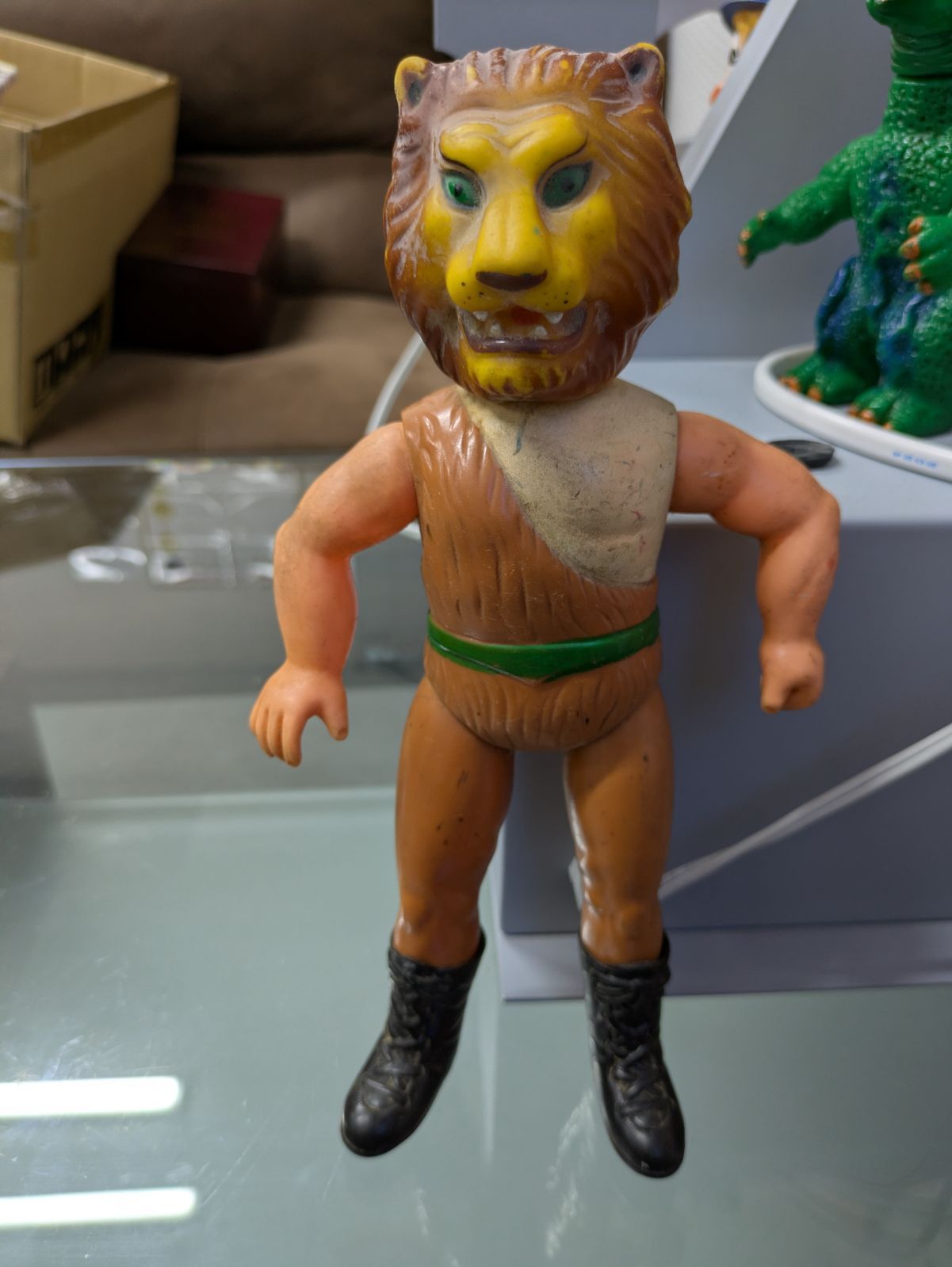 ⚠️レア タイガーマスク ライオンマン ミニソフビ 中嶋製作所