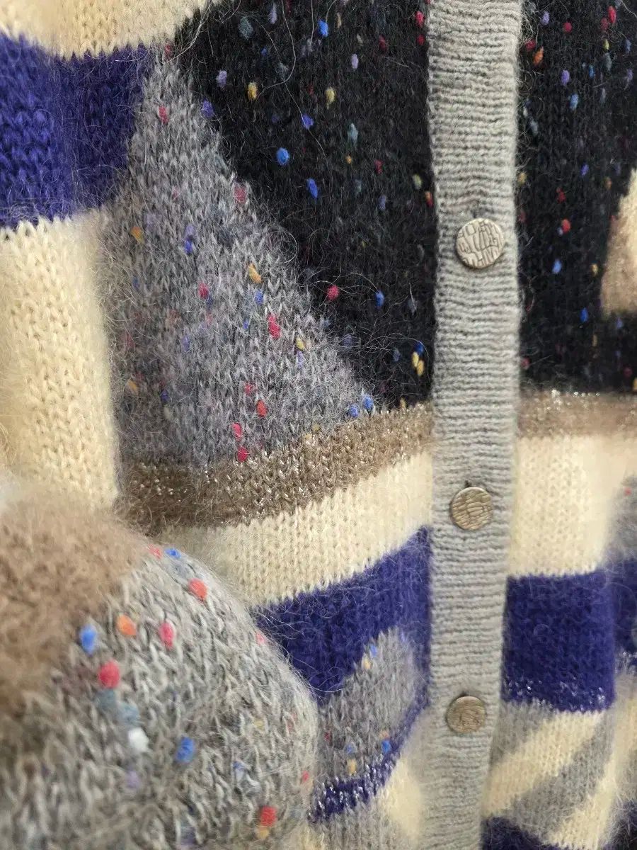 パータン ウール カーディガン モヘア