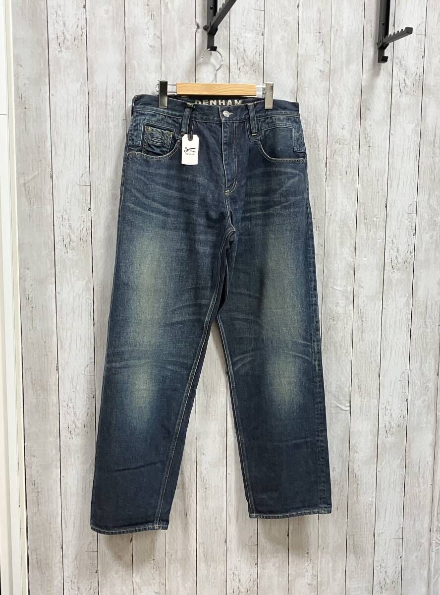 DENHAM デンハム JUMBO 021 01-24-03-11-039 MADE IN JAPAN DENIM サイズM ブルー デニムパンツ ジーンズ