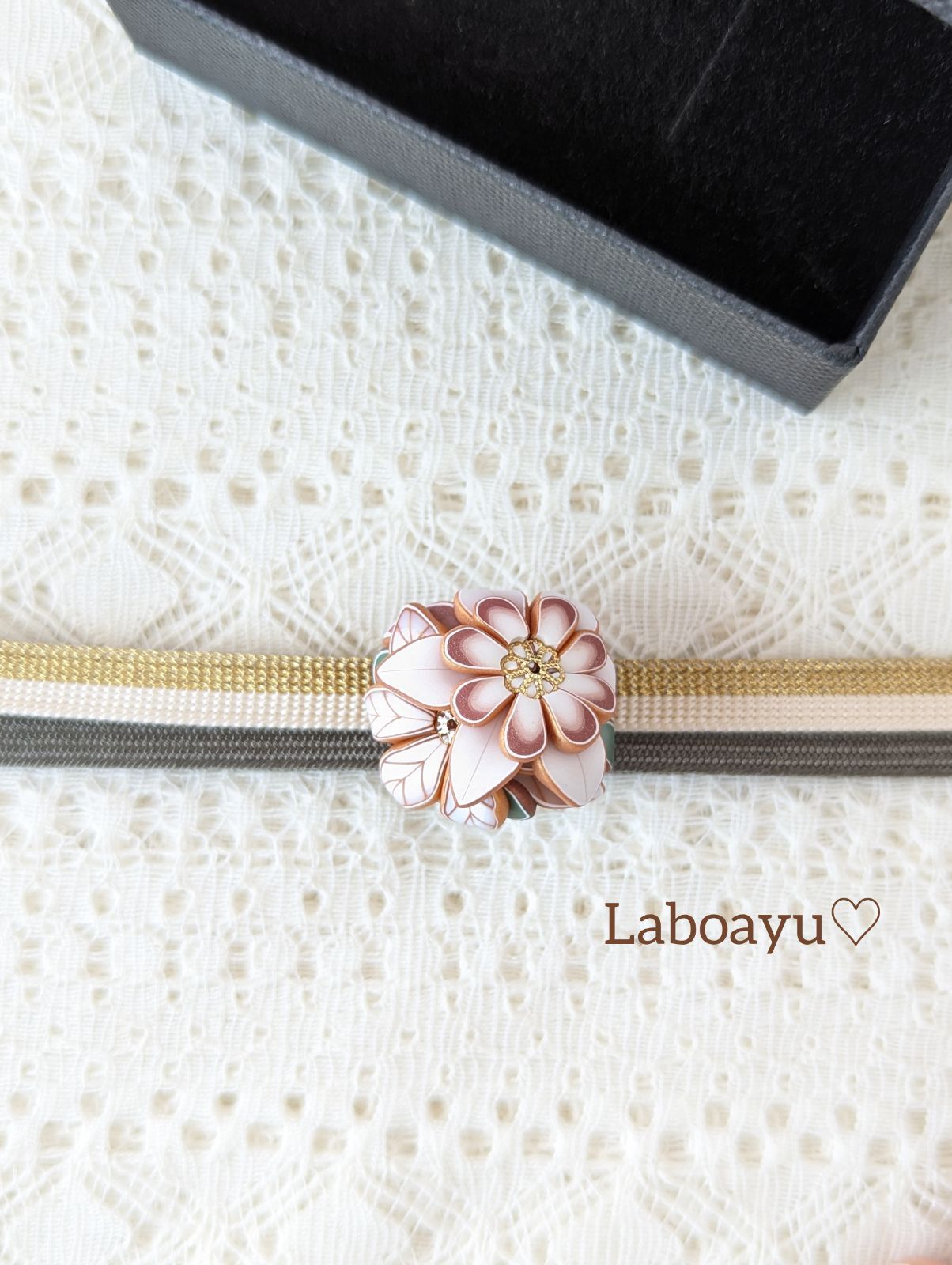 まどかさま売約済み　かんざし〈Bouquet・sepiaポインセチア・盛り〉 まどかさま売約済み かんざし〈Bouquet・sepiaポインセチア・盛り〉