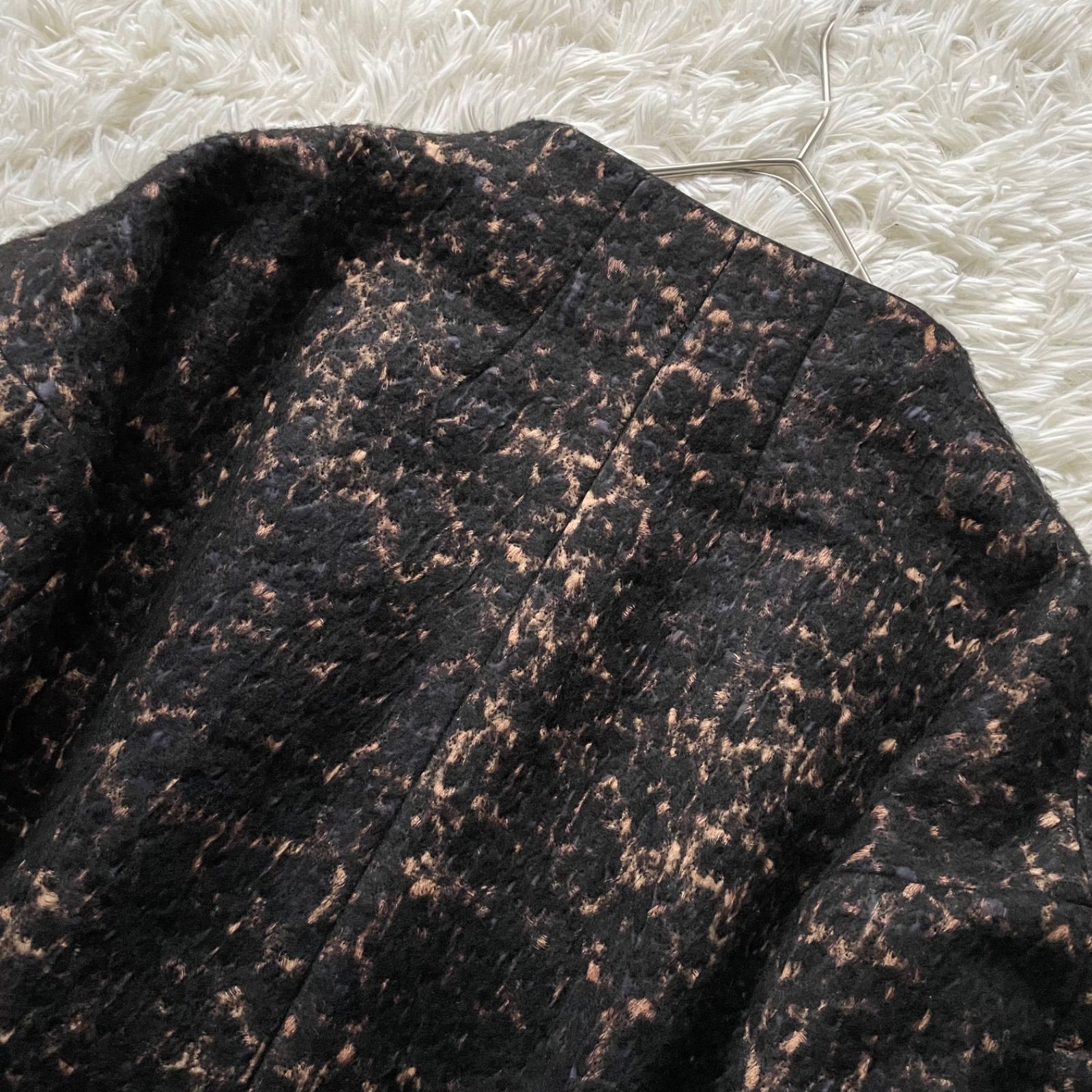 ダーマコレクション dinos ディノス イタリア素材レオパード柄コート