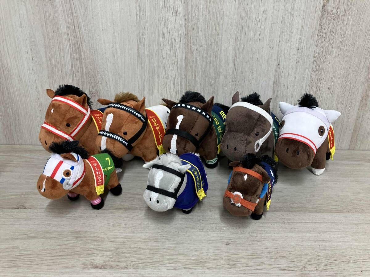 競走馬ぬいぐるみ8体セット 競走馬 ぬいぐるみ 8体セット - メルカリ