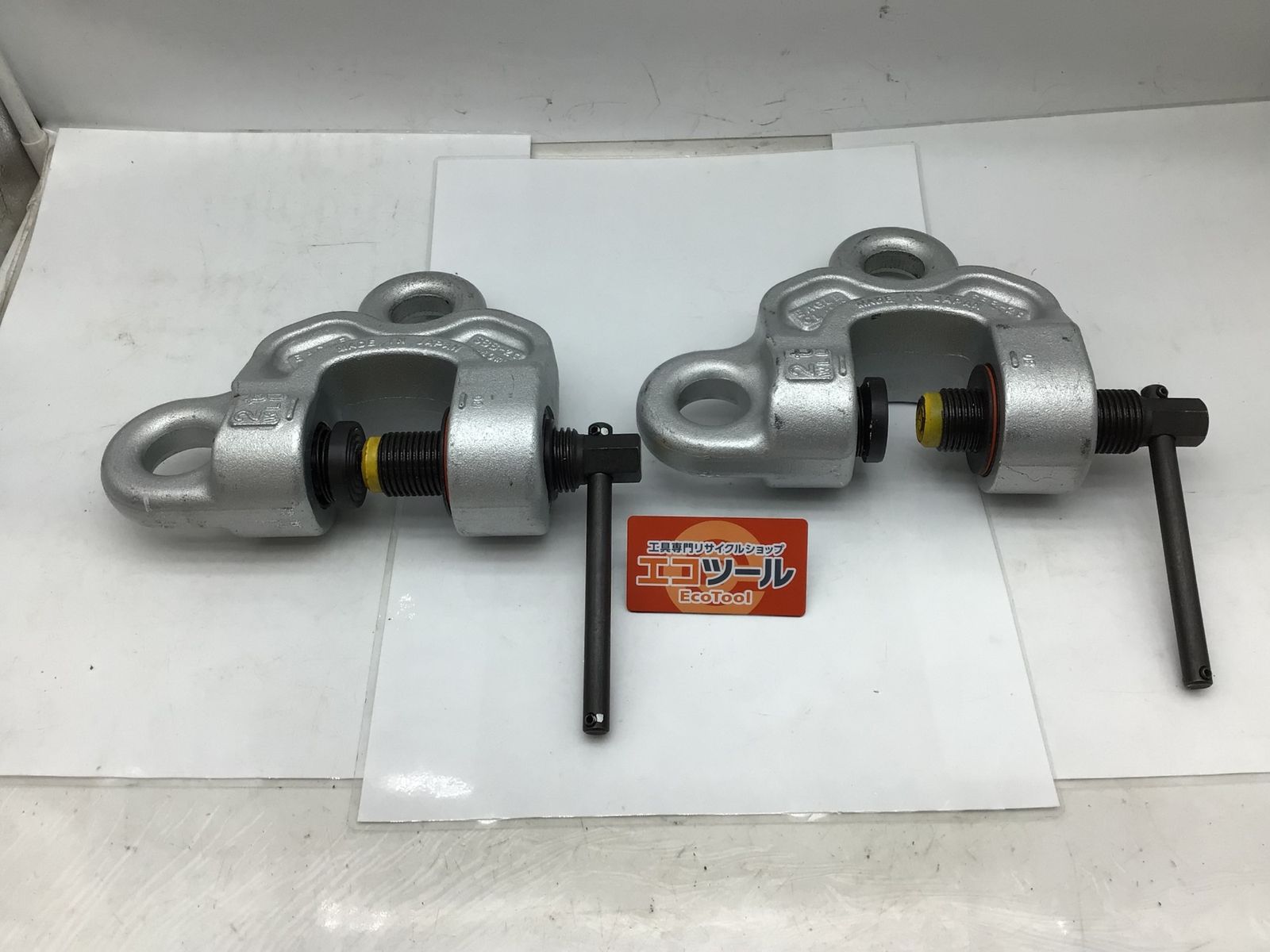 品 EAGLE CLAMP イーグルクランプ ねじ式全方向クランプ2台セット SBB-2t 1-40 IT8EU1HT0Y54 エコツール知立店 M02