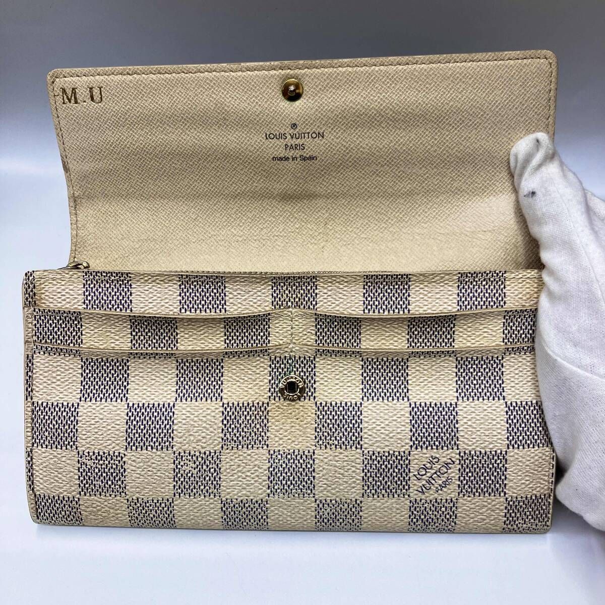 LOUIS VUITTON ルイヴィトン 【イニシャル入り】CA1190 ダミエアズール 