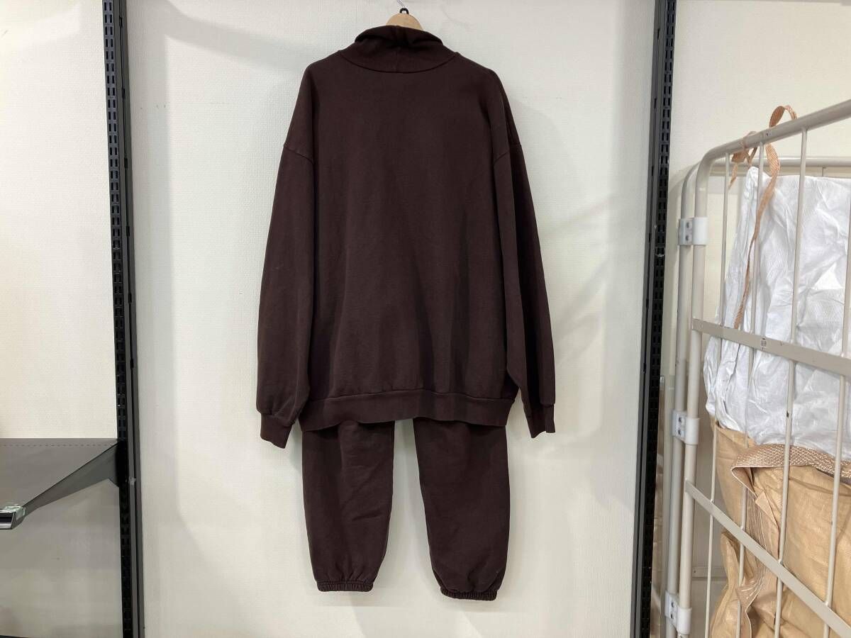 SSZ AH LOS ANGELES APPAREL エスエスズィー エーエイチ ロサンゼルスアパレル スウェット セットアップ サイズXXL 茶 ブラウン