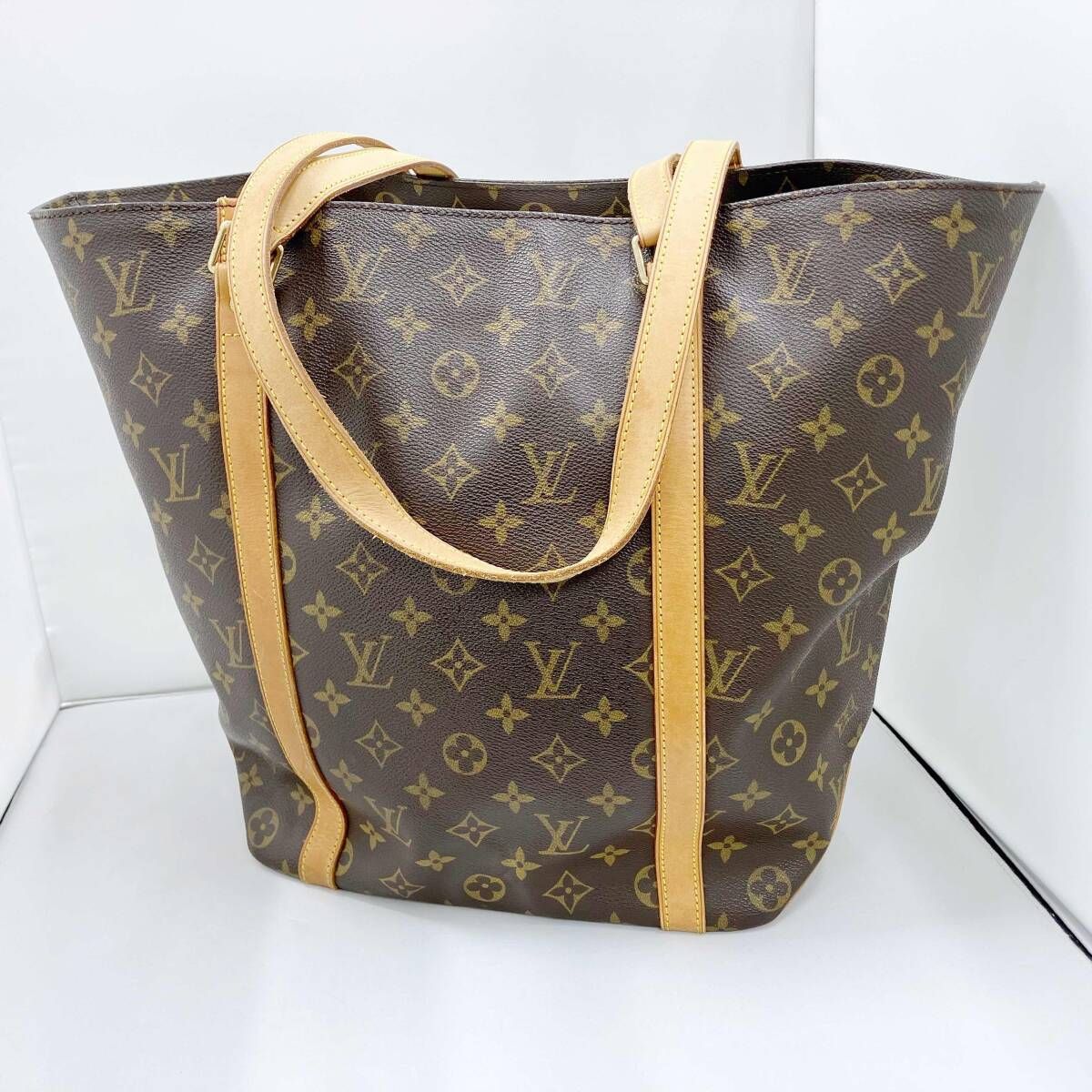 鑑定書付 LOUIS VUITTON ルイヴィトン モノグラム M51108 トート サックショッピング レディース バッグ