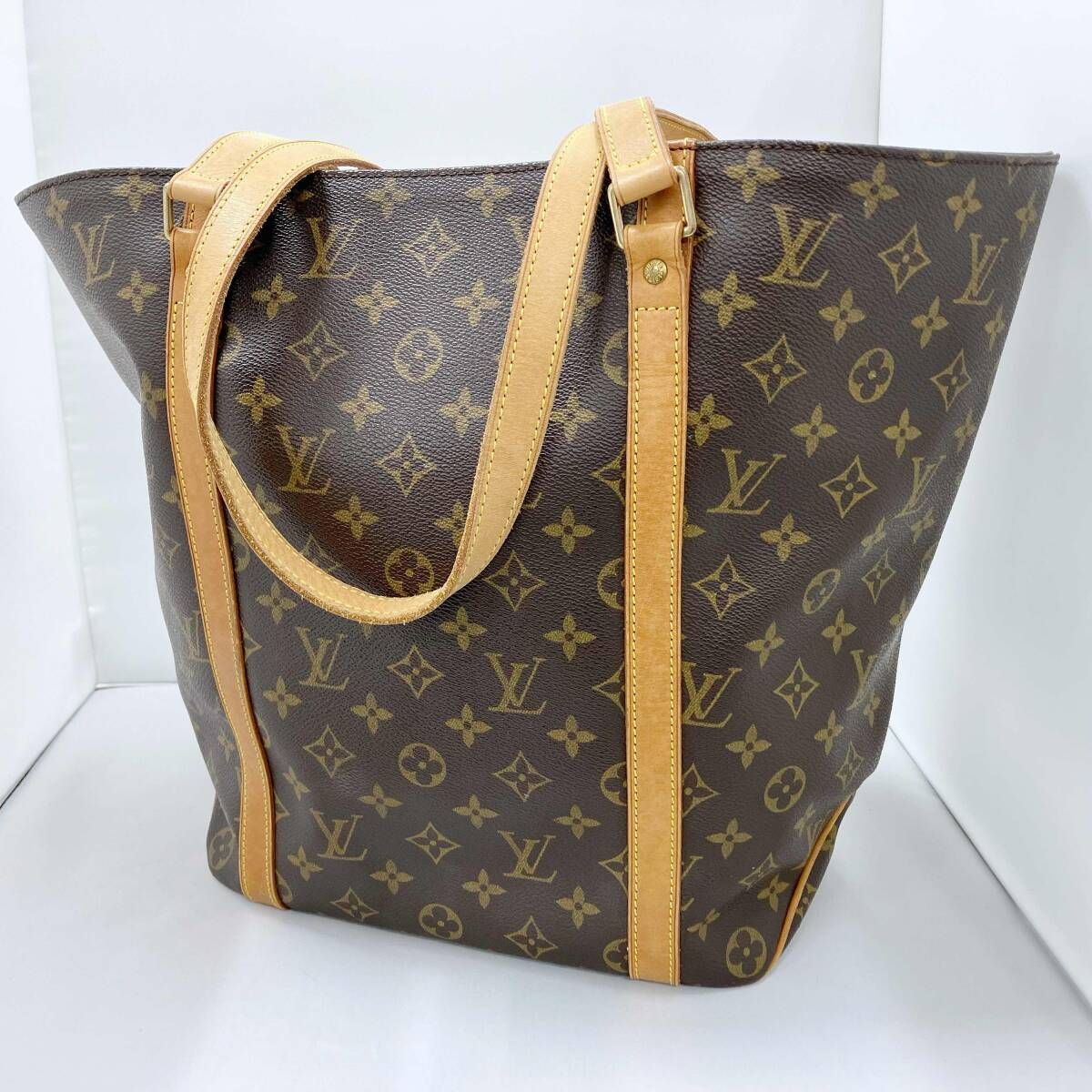 鑑定書付 LOUIS VUITTON ルイヴィトン モノグラム M51108 トート サックショッピング レディース バッグ