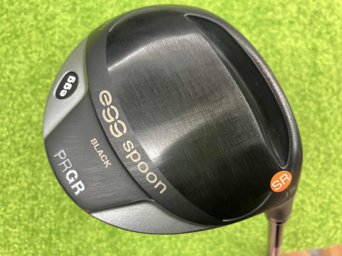 プロギア PRGR フェアウェイ egg spoon black 15度 Diamana MITSUBISHI CHEMICAL フレックスSR ヘッドカバー付き