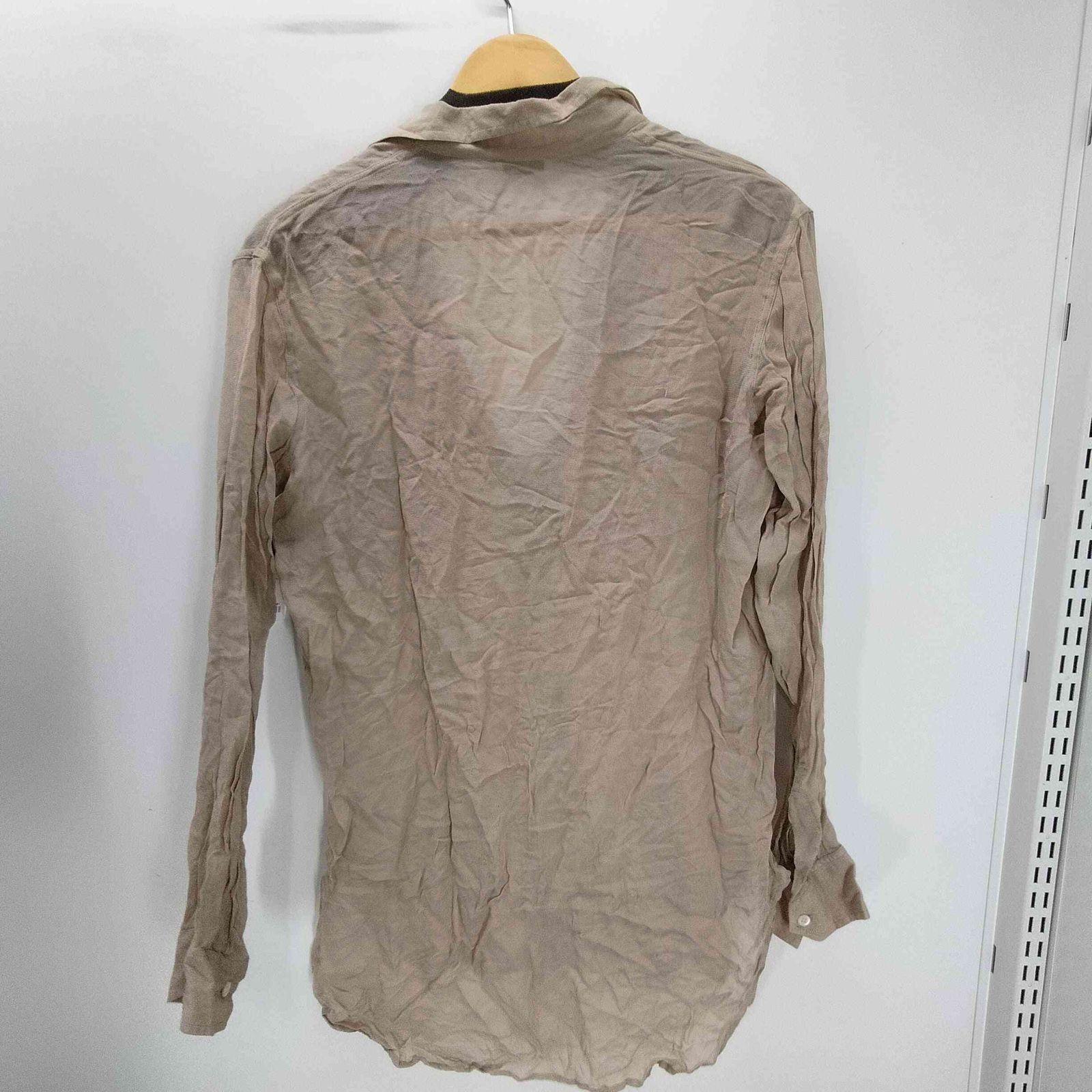 ドリスヴァンノッテン DRIES VAN NOTEN レーヨン スキッパー シアー シャツ ブラウス レディース import S