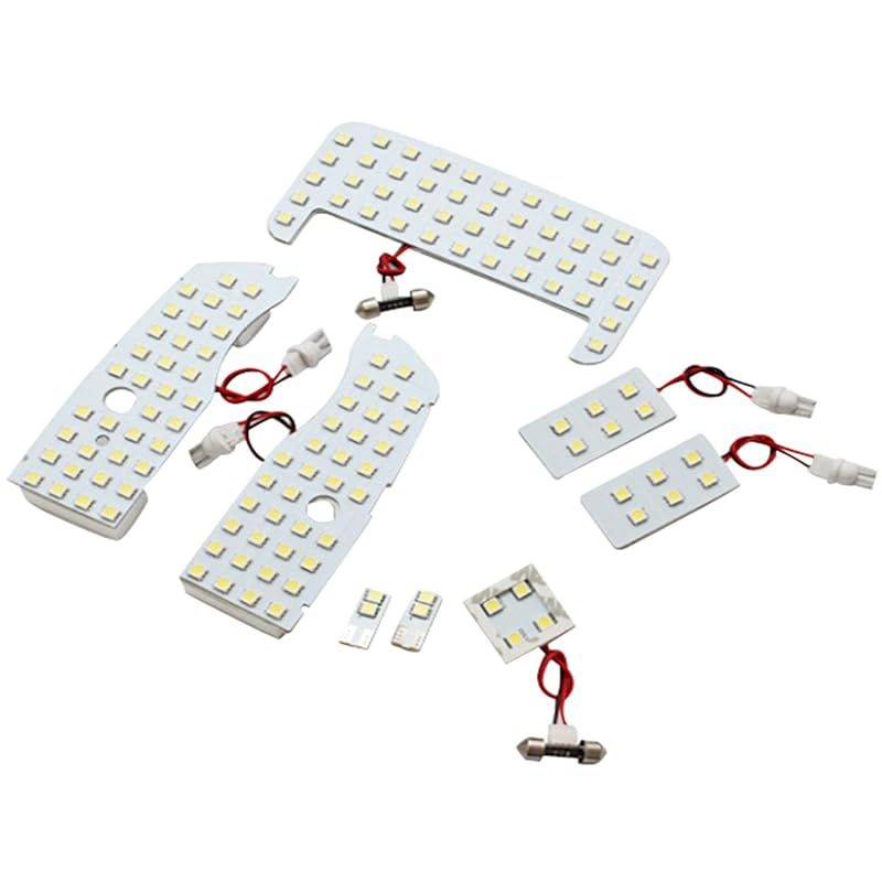  【迅速発送】Ranzek トヨタ 30系 プリウス 純白 ホワイト LED ルームランプ 8点セット ムーンルーフ無し専用 ZVW30 前期/後期対応 0 その他