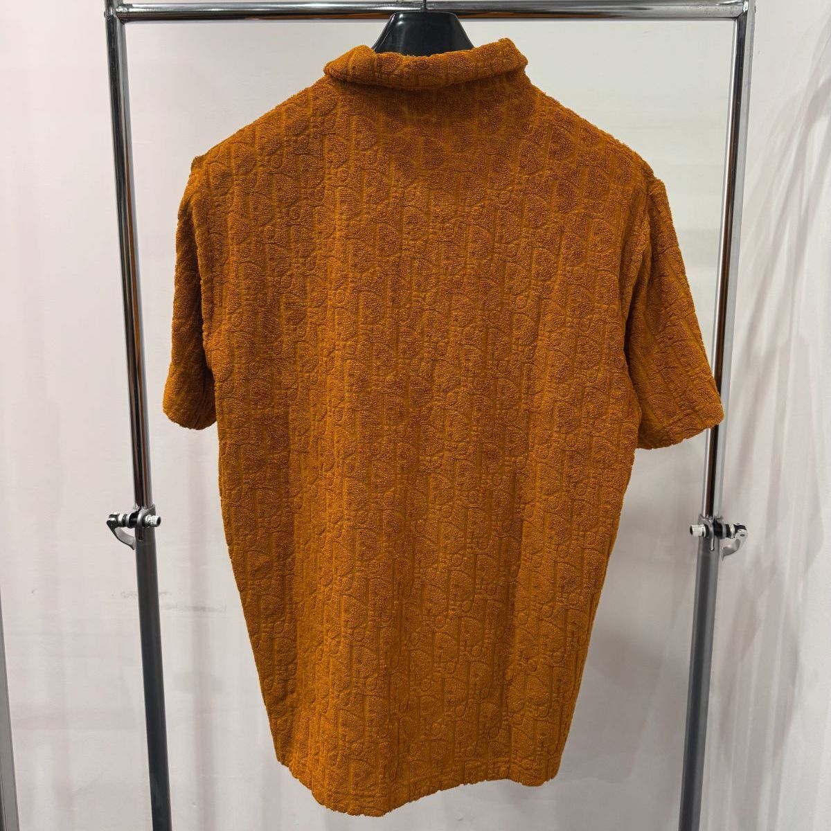 Dior DIOR オブリーク総柄 ポロカットソー パイル地 L トップス D25073168