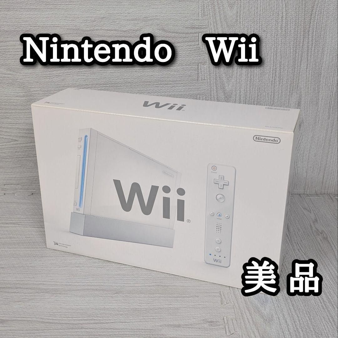 任天堂 Nintendo Wii RVL-S-WD ホワイト リモコン ヌンチャク ACアダプター