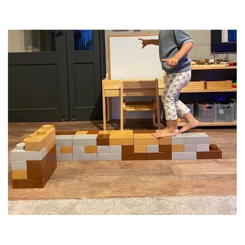  YPC ブロック 大きいブロック 子供 おもちゃ 知育 レンブロック キッズ ソフト セット ホワイト ベージュ その他 ブロック玩具