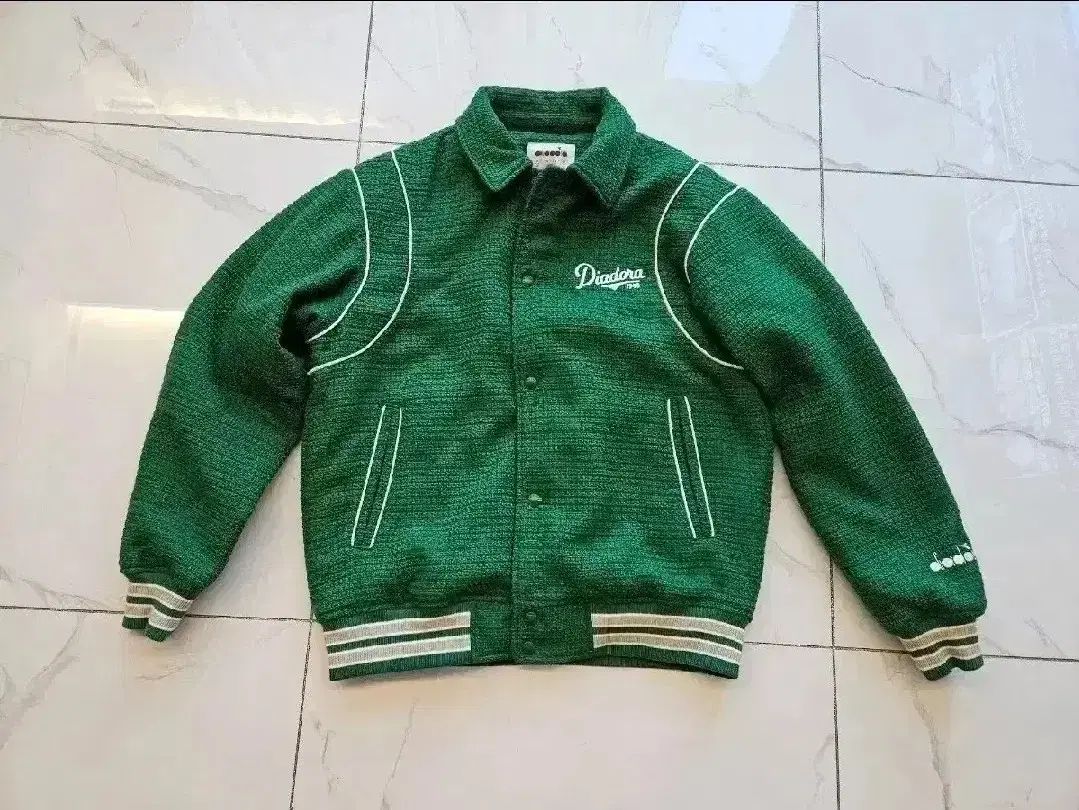Diadora heritage ディアドラヘリテージ スタジアム スタジャン キルティング ジャケット ユニセックス グリーン 95