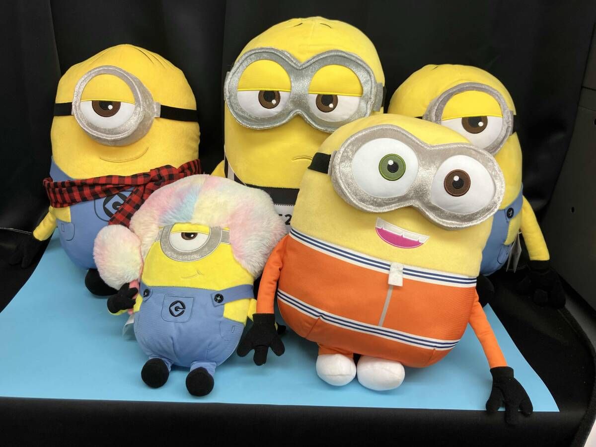 ミニオンぬいぐるみ　まとめ売り ミニオン ぬいぐるみ 5点 まとめ売り - メルカリ