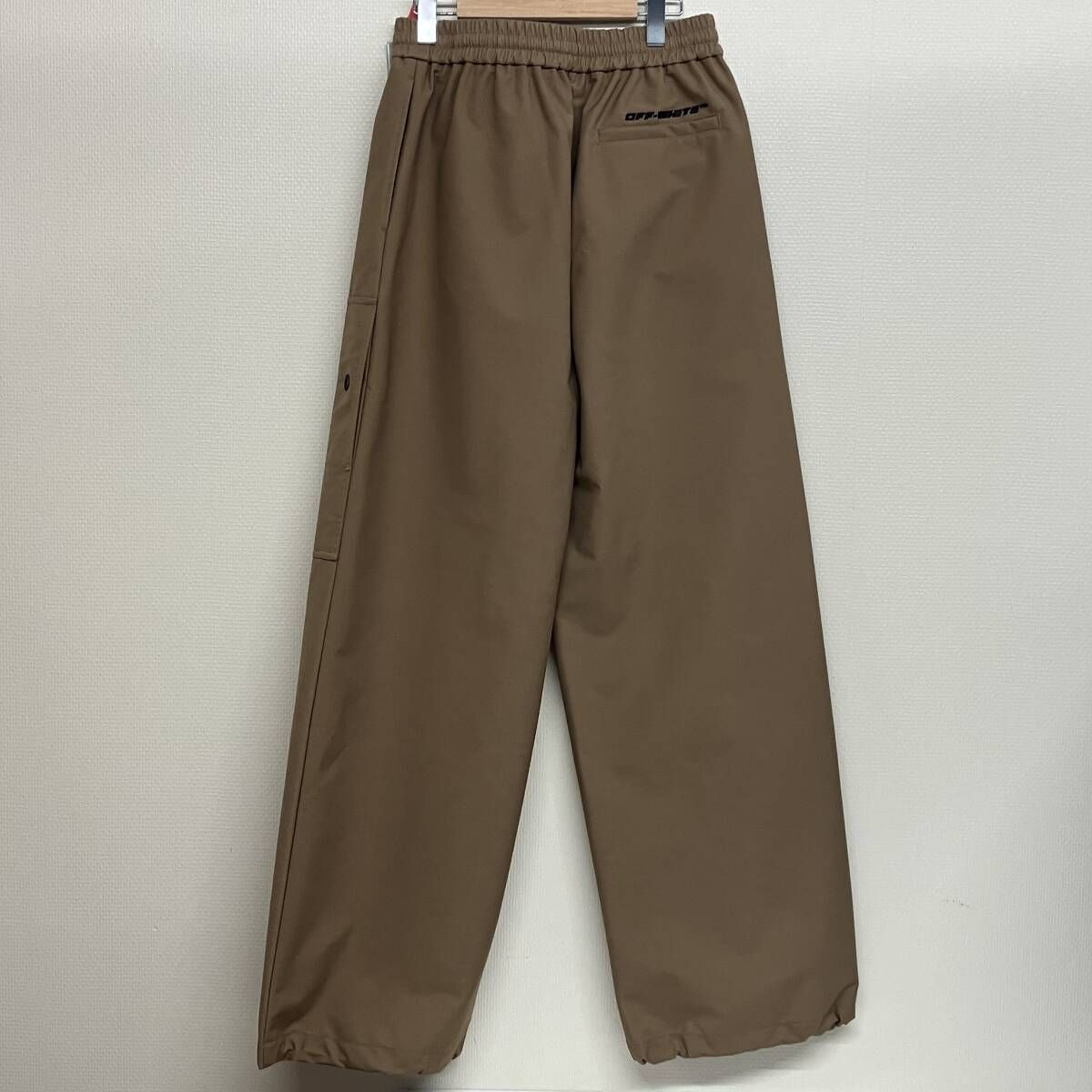 OFF-WHITE WIDE LEG TROUSERS オフホワイト ワイド レッグ トラウザー ワイドパンツ OMCA238F22FAB0016210 サイズS