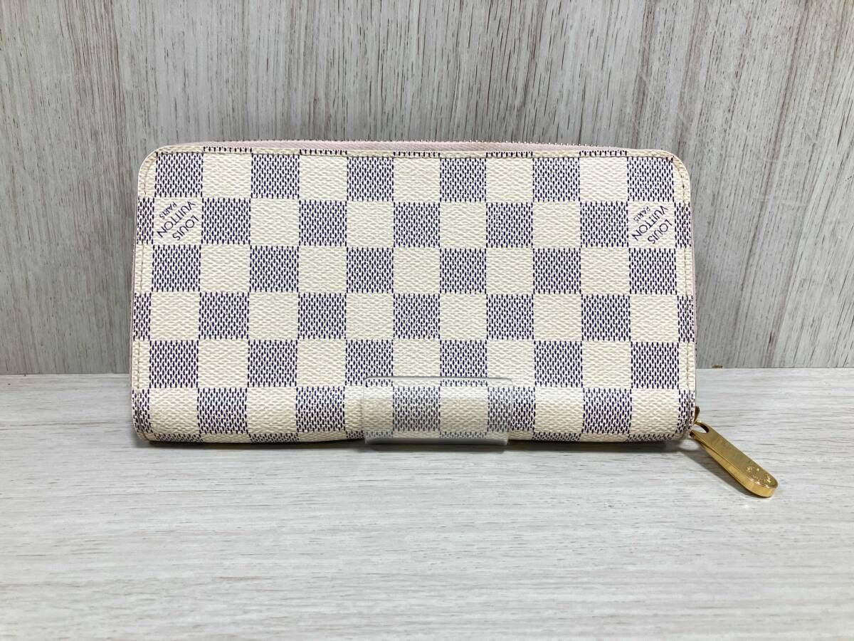 LOUIS VUITTON ルイヴィトン ダミエアズール ジッピーウォレット 財布 フランス製