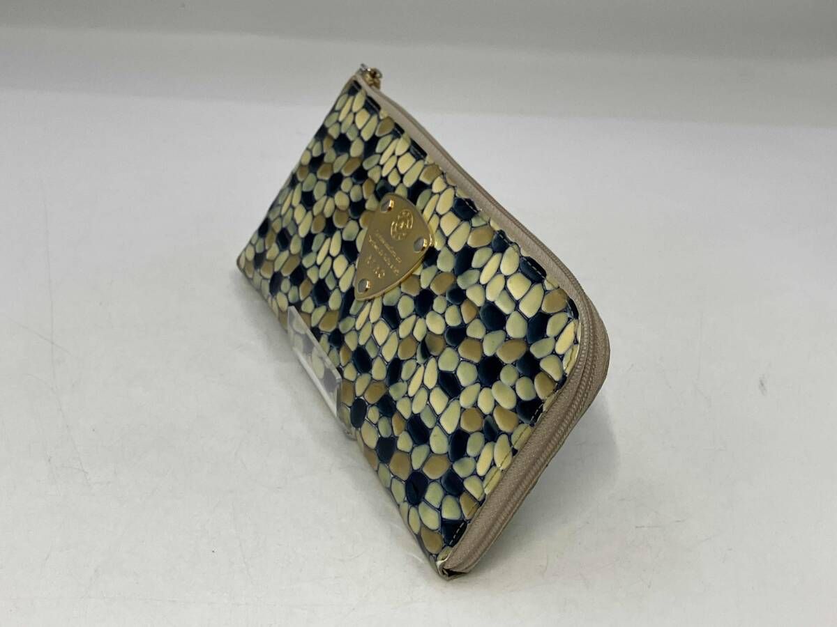 ATAO アタオ 長財布 タイルモチーフ イエロー&ブルー系 - メルカリ