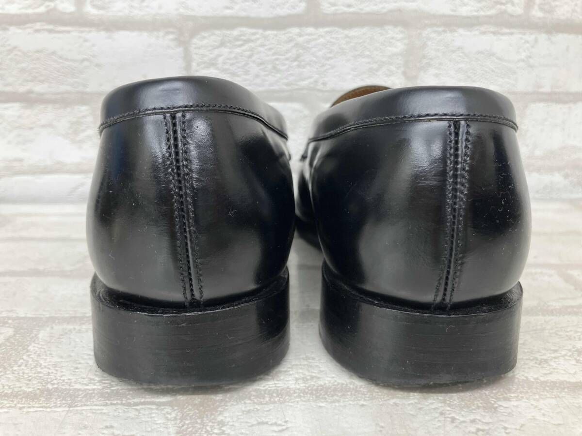 GENTIQUE PENNY LOAFER Black COIN LOAFER Shinzone別注 50198 18235