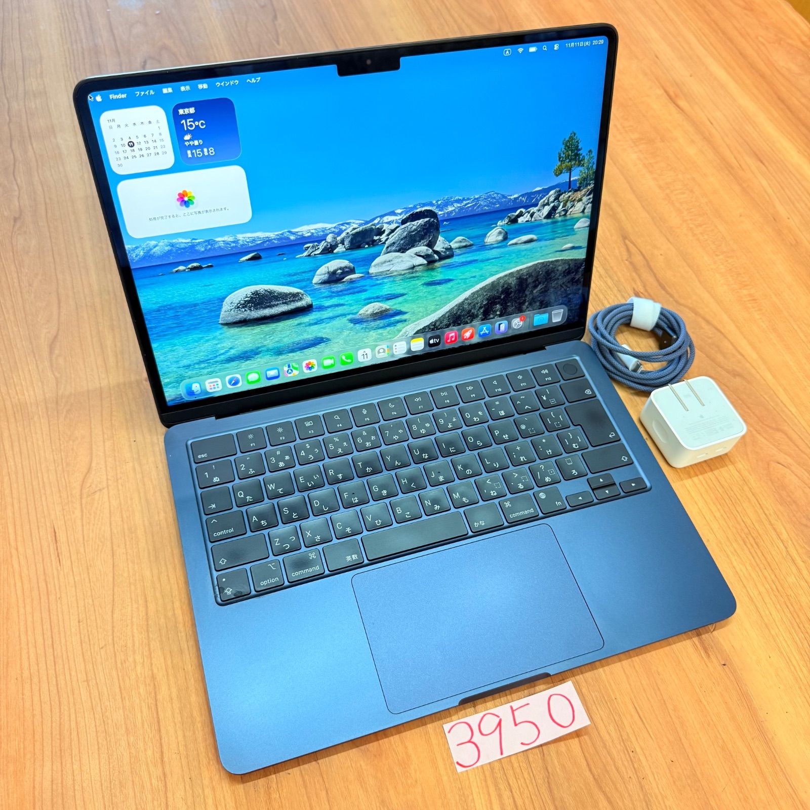 動作 済み MacBook air 13インチ 2025 アップル Apple M2 16GB 1TB 動画編集 カメラ内蔵 ノートPC ノートパソコン SSD搭載 macOS み 3950