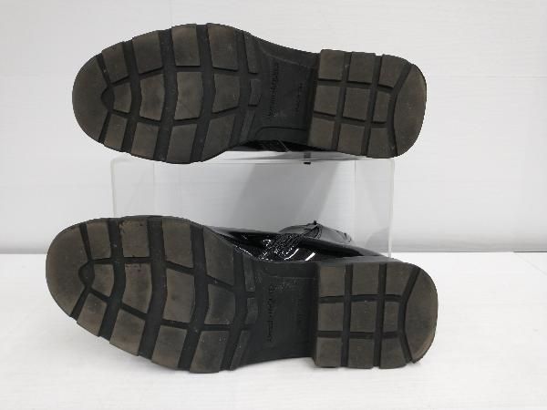 アレキサンダーマックイーン/ジップブーツ/ブラック/40サイズ/McQueen 美品】Alexander McQueen アレキサンダーマックイーン／エナメル
