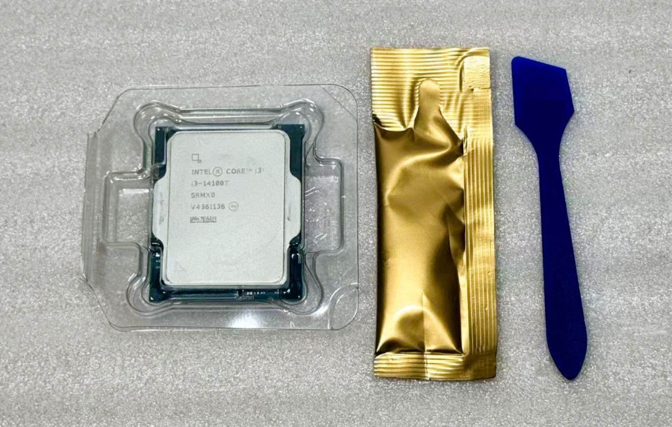 品 Intel Core i3 14100T コア CPU バルク品 動作 済み