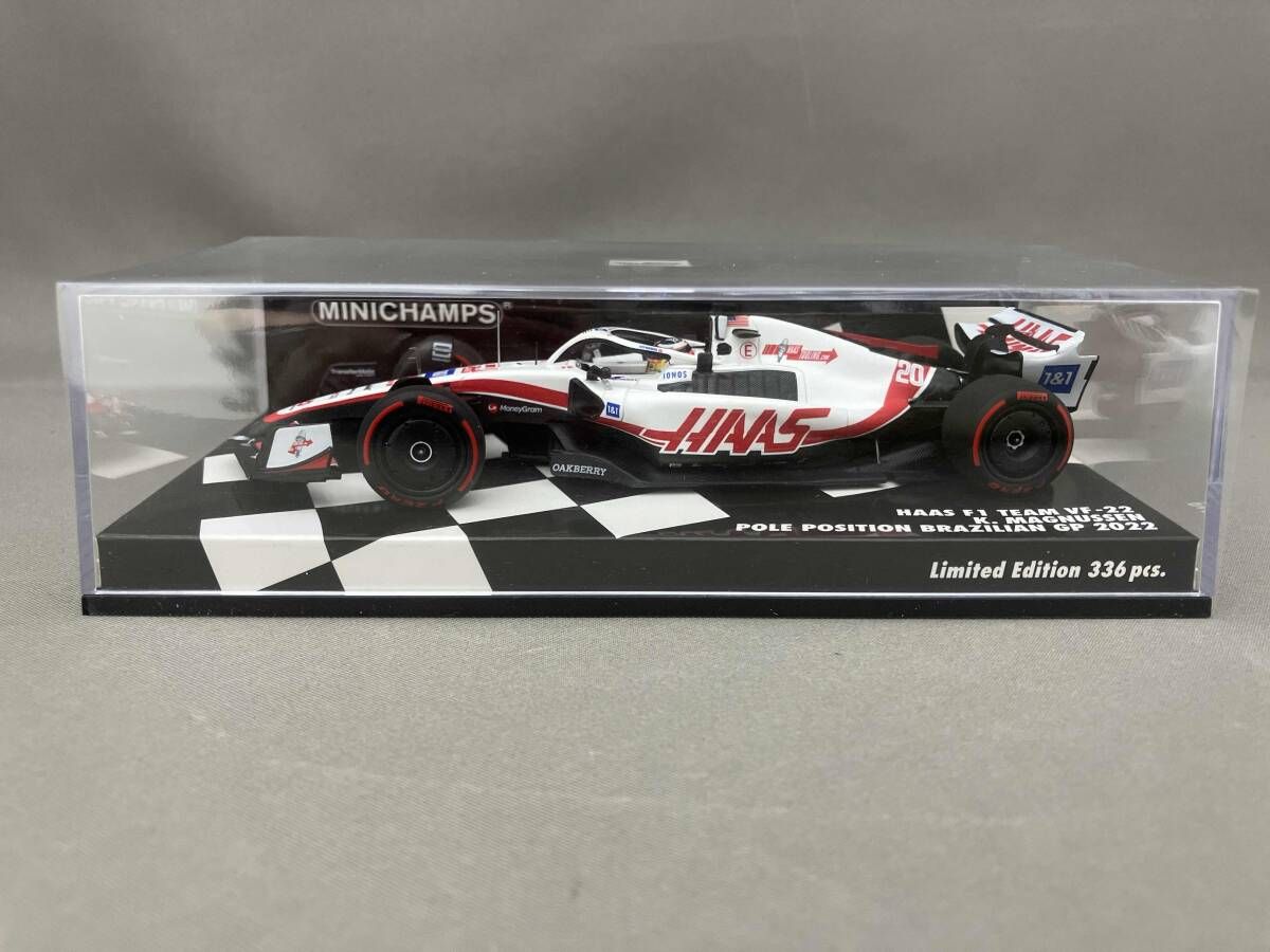 MINICHAMPS 1/43 ハｰス F1 TEAM VF-22 ケビン・マグヌッセン ブラジル