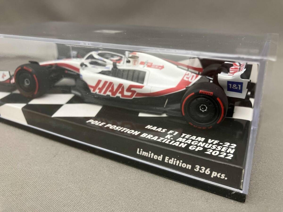 MINICHAMPS 1/43 ハｰス F1 TEAM VF-22 ケビン・マグヌッセン ブラジル
