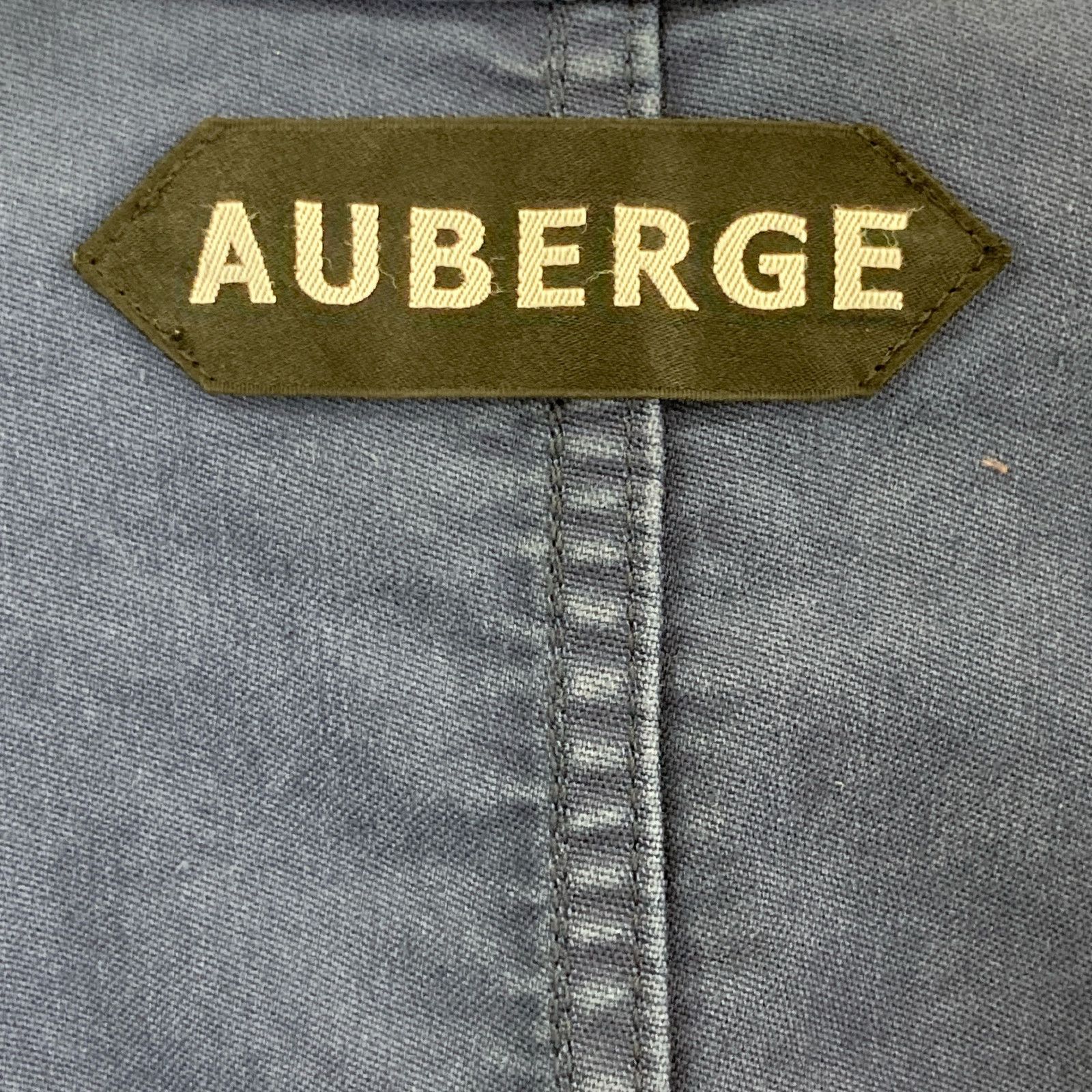 AUBERGE オーベルジュ パッチワークカバーオール 青 40 モールスキン
