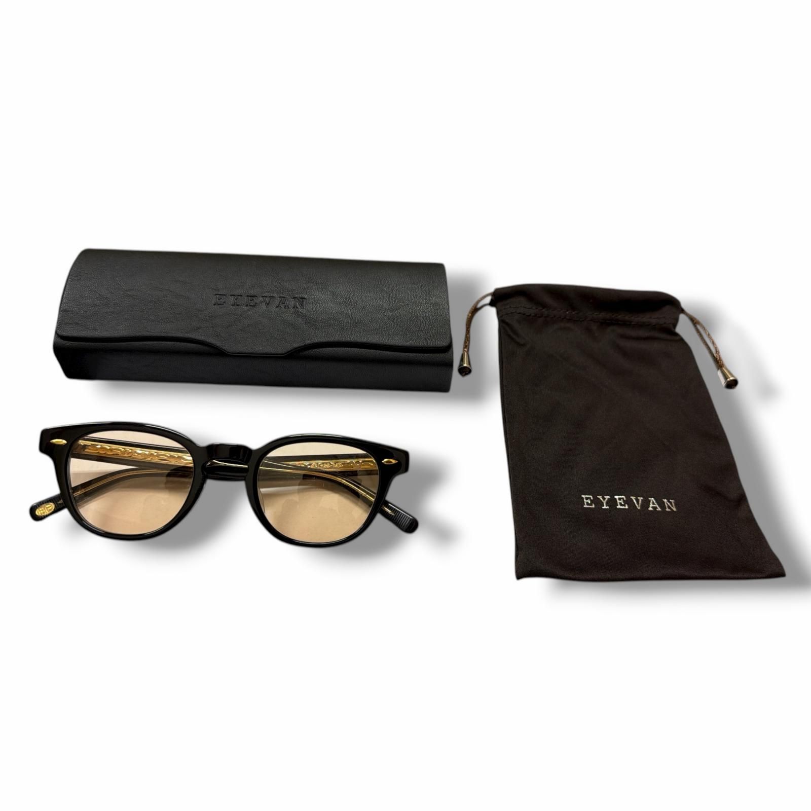 参考上代47300円 EYEVAN WEBB（49） 眼鏡 メガネ アイウェア  