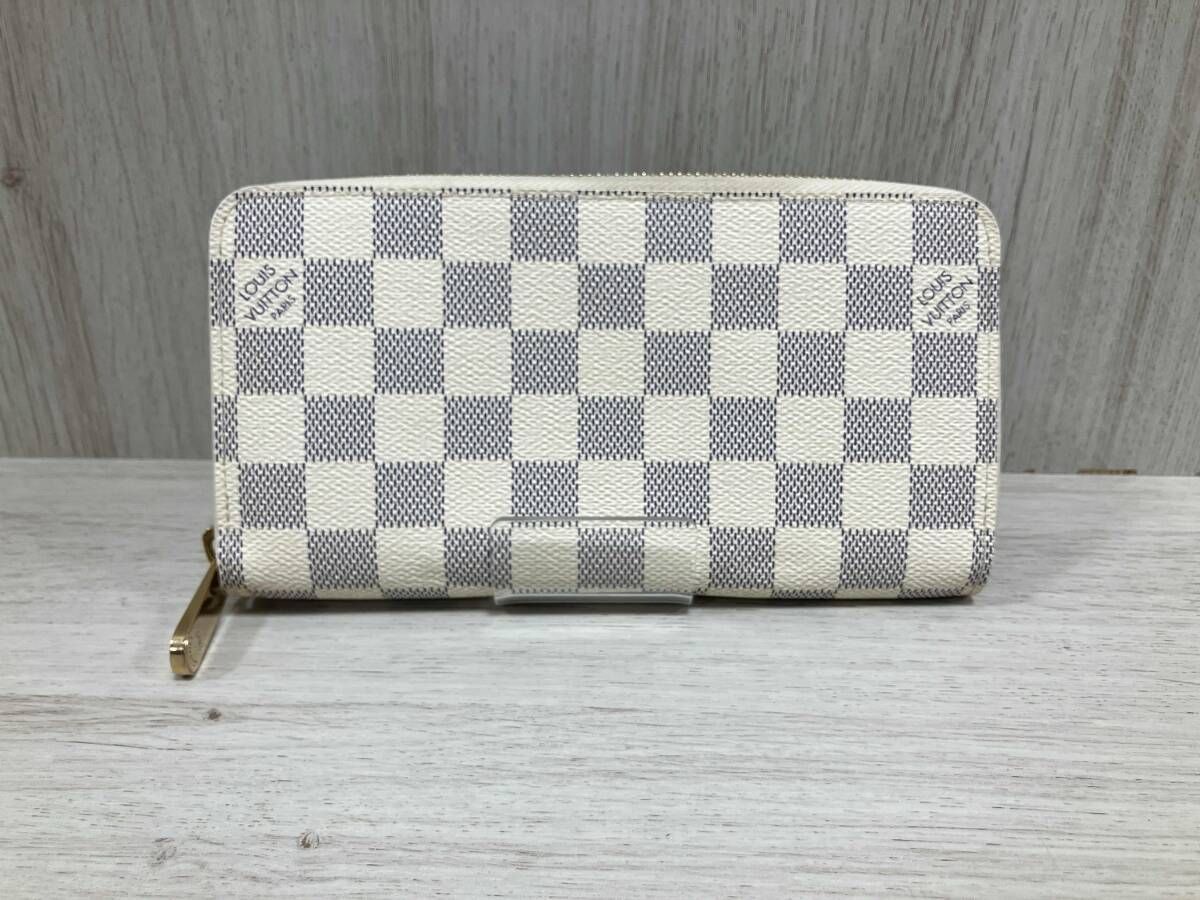  LOUIS VUITTON ルイヴィトン ダミエ アズール ジッピー ウォレット 財布 二つ折り財布 折り財布