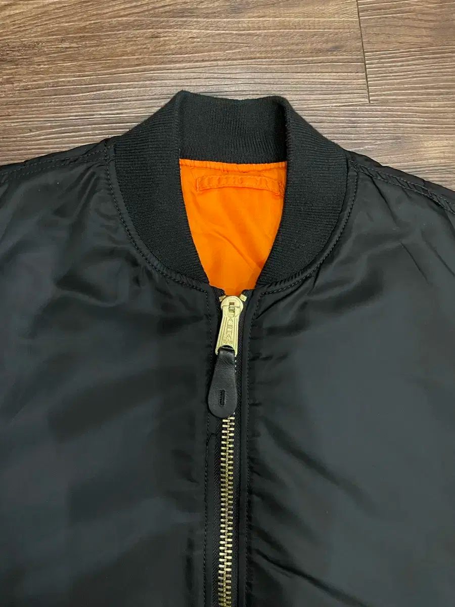 アルファインダストリーズ MA-1 フライトジャケット パイロットジャンパー ブラック