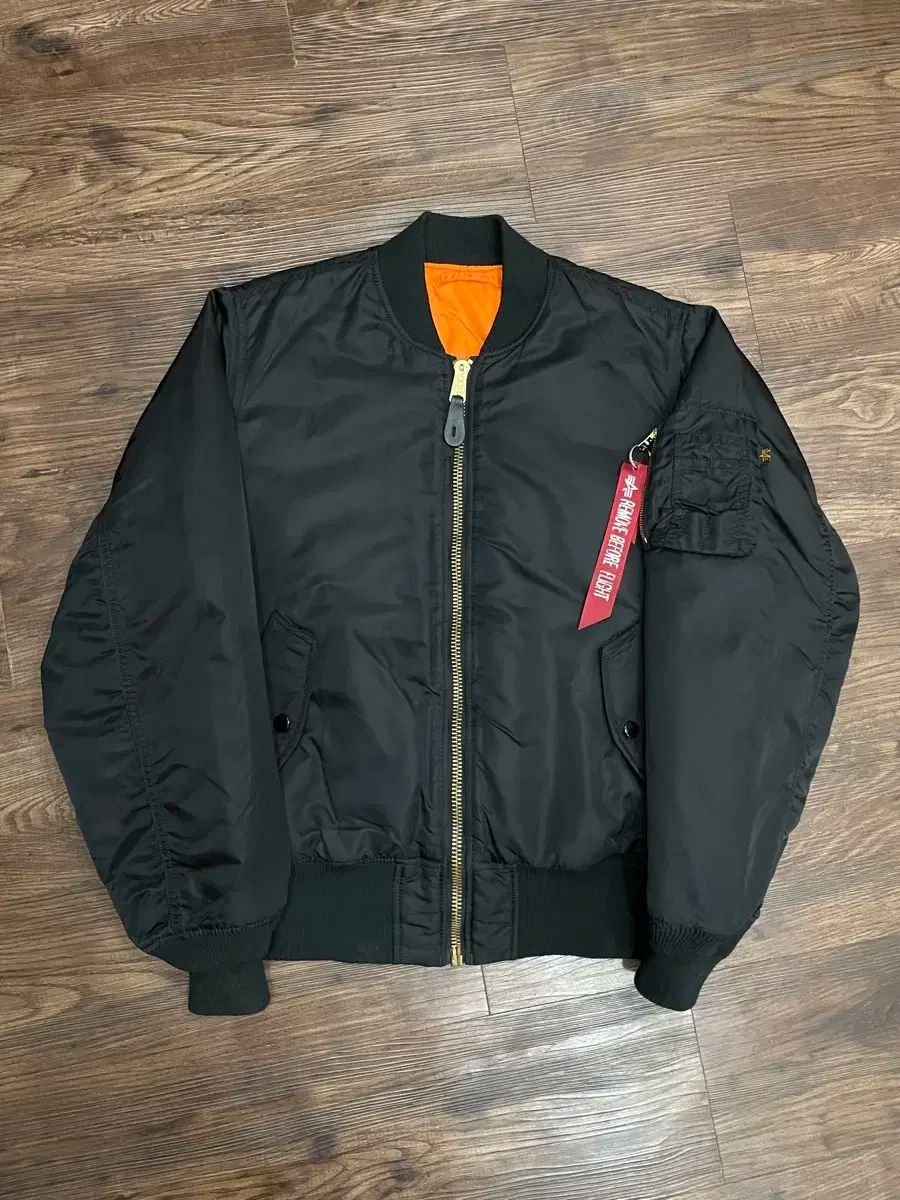 アルファインダストリーズ MA-1 フライトジャケット パイロットジャンパー ブラック