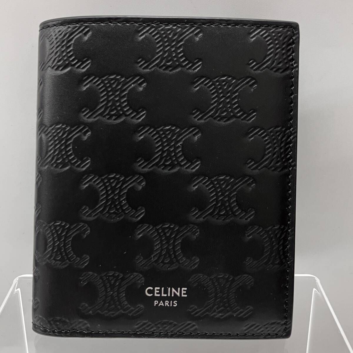 CELINE セリーヌ G-LE-4264 二つ折り財布 ブラック