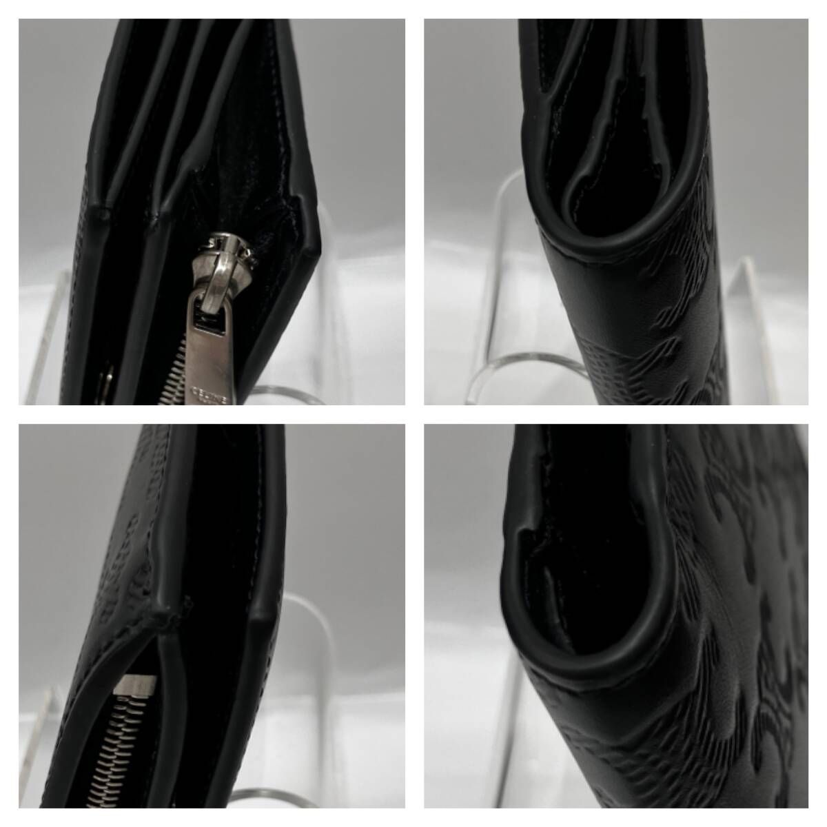  CELINE セリーヌ G-LE-4264 二つ折り財布 ブラック 二つ折り財布 折り財布